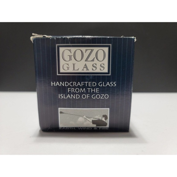 Gozo Glass Paperweight "Earth, Wind & Fire" Signed Hand Crafted Island of Gozo - Picture 8 of 9